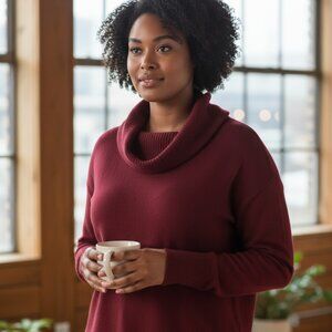 THE LIMITED COWLTURTLE NECK SWEATER LONG SLEEVE